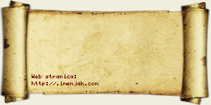 Jovana Trivić vizit kartica